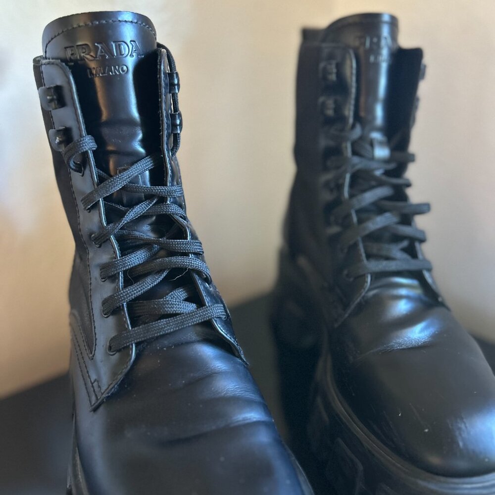 Prada lug sole combat boots - Picture 5 of 8